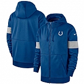 Indianapolis Colts Nike Sideline Performance Full Zip Hoodie Royal,baseball caps,new era cap wholesale,wholesale hats